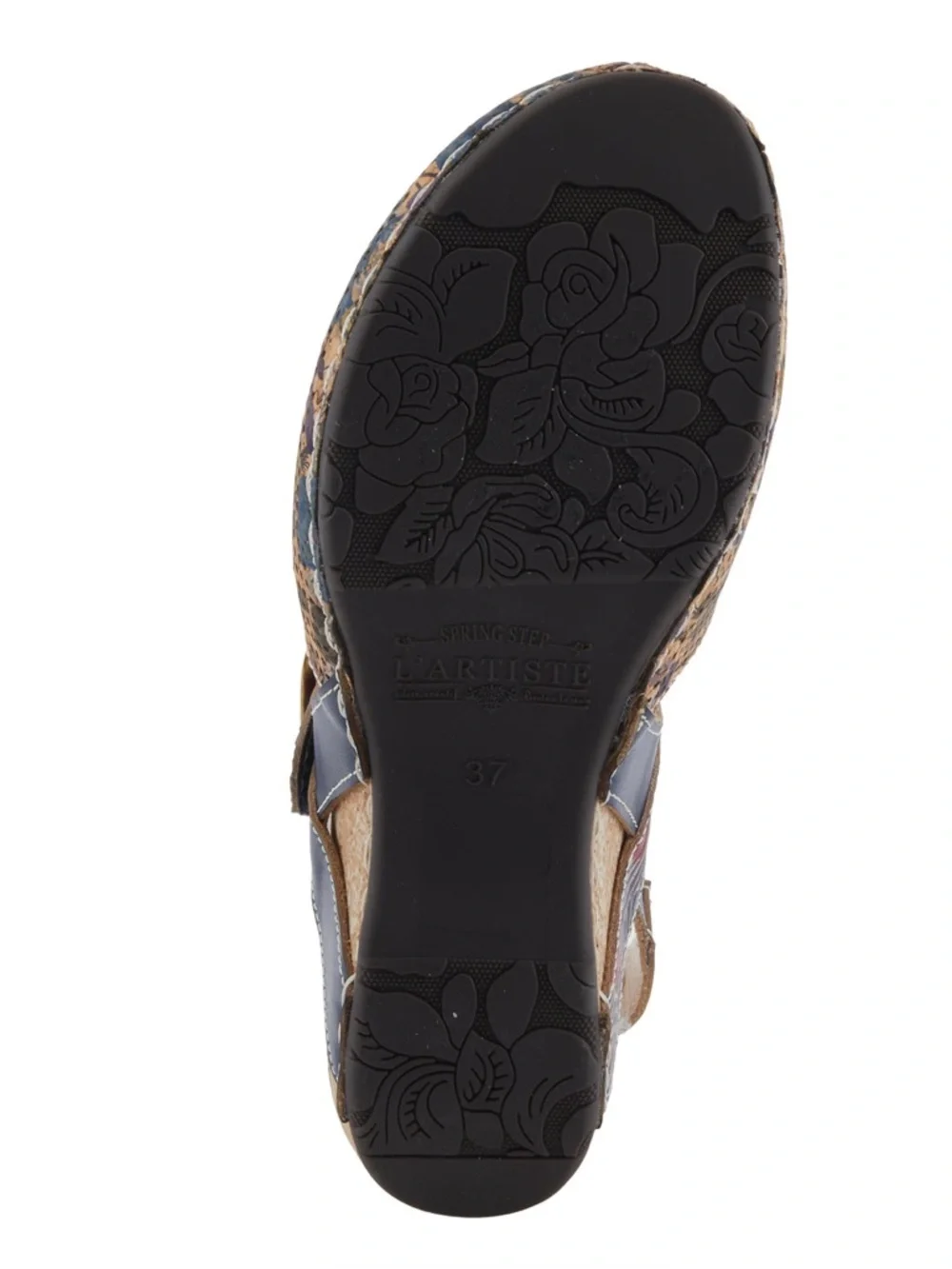 L'Artiste by Spring Step Koraline Perforated Sandals Womens Size 38 US 7.5 - 8 - Picture 4 of 16